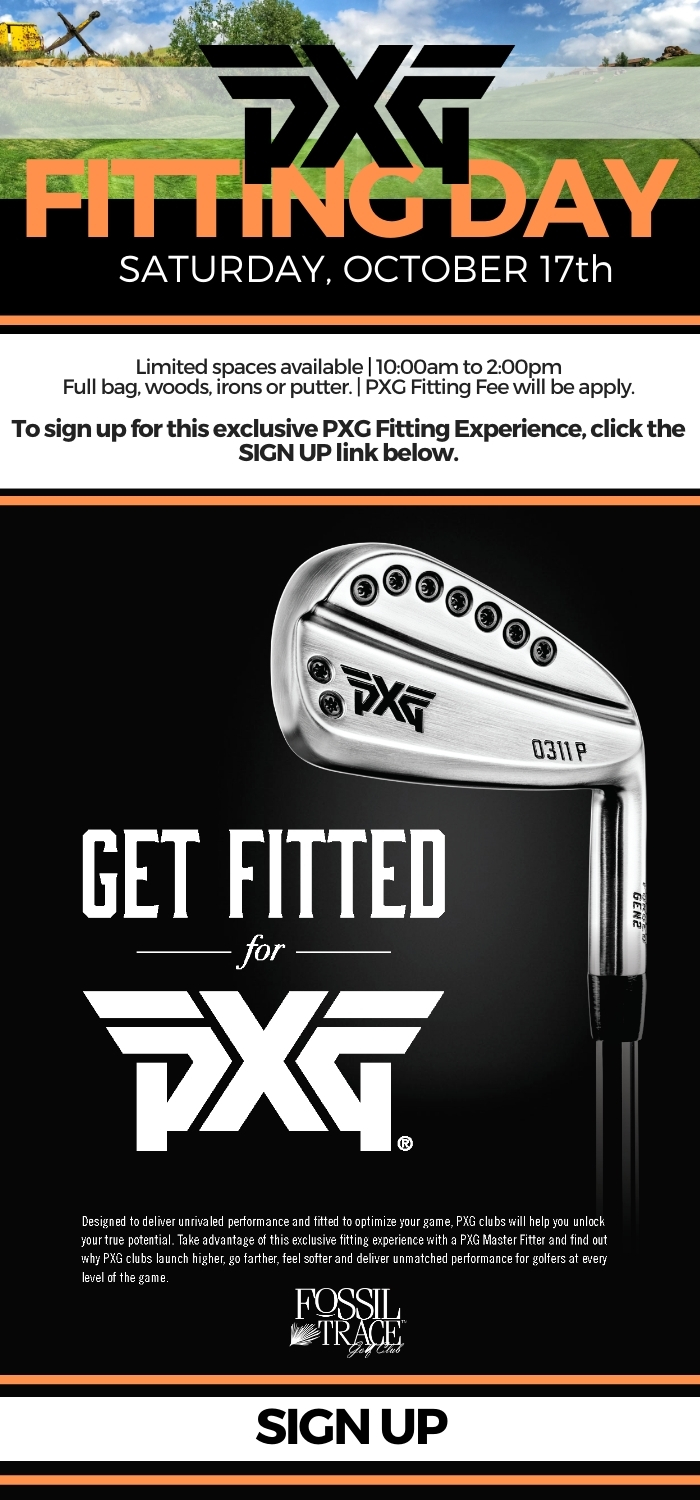 PXG Fall Fitting Day this Saturday, October 17th Limited Spaces are Available